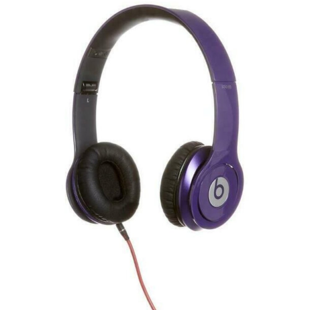 Beats by Dr. Dre Solo HD Wired Headphones Drenched in Purple